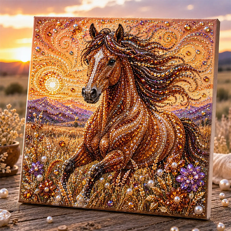 ⏳LAST DAY SALE ONLY ￡7.99!🔥Highland Cow Pearl Art Kit – Sparkling 3D DIY Decor Set
