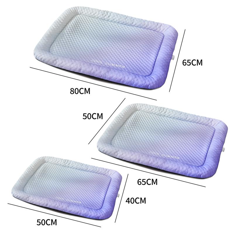 🔥LAST DAY SALE ONLY￡9.99!!❄Pawchill™🇬🇧Pet Cooling Mat for Dogs & Cats 🐾  Naturally Cool Ice-Silk Pad • Breathable, Washable & Soft 🌿  For Floors, Sofas & Car Travel • Multiple Sizes • Gradient Colours ☀️🐶🐱