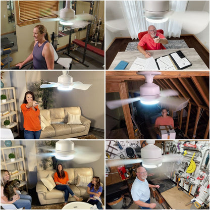 ⏳Limited-time Special Price:£ 15.99!!🔥SmartBreez™ 40W LED Ceiling Fan Light – 20.5” Ultra-Quiet with Remote 🎯 | E27 + FREE B22 Adapter 🔌 | For Bedroom 😴, Kitchen 👩‍🍳 & Garage 🛠️ – UK Ready! 🇬🇧