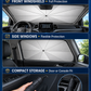 ✨️ 2026 Upgraded Car Windshield Sun Shade Umbrella