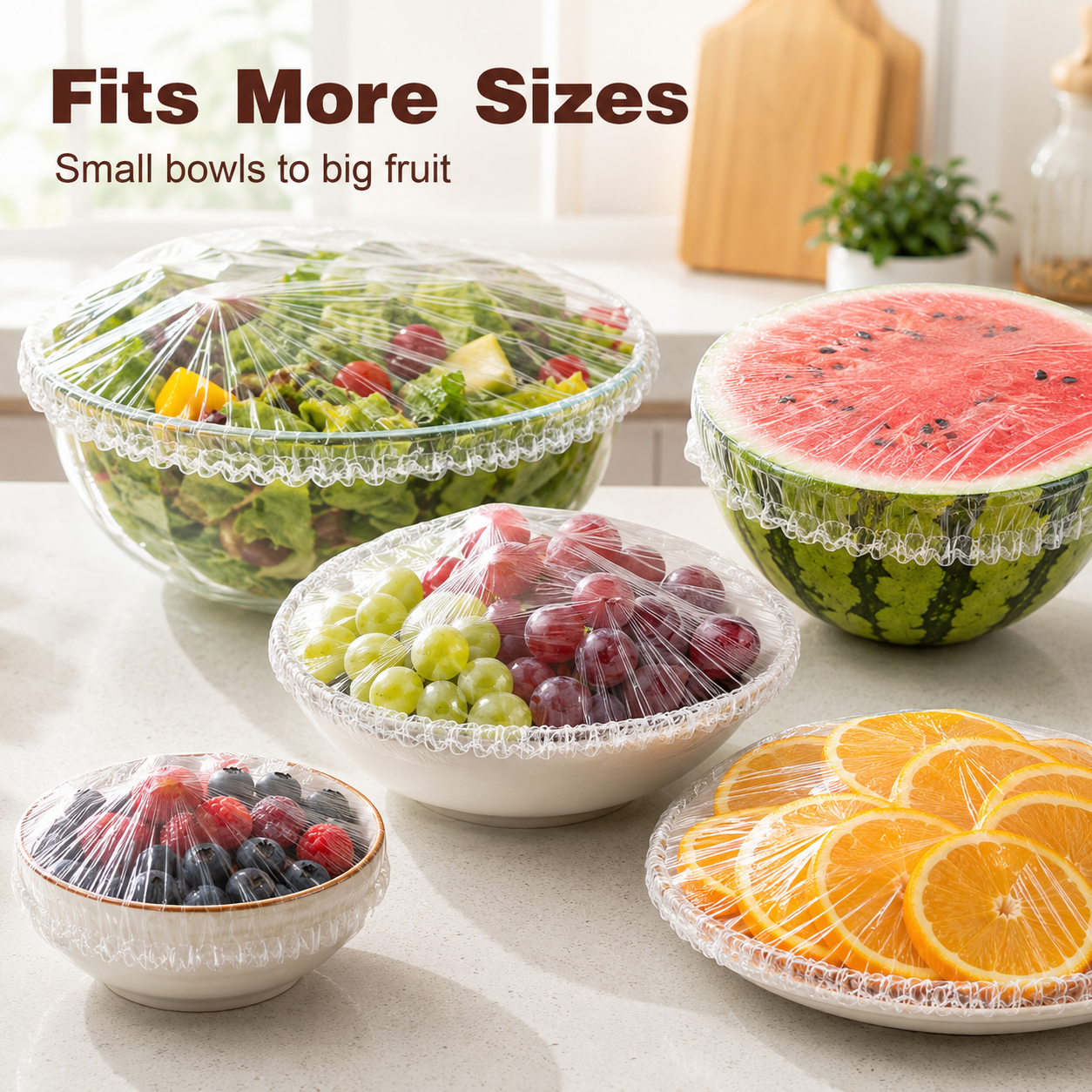 ⏳LAST DAY SALE ONLY ￡6.99!🔥Disposable Stretch Food Covers for Bowls & Plates