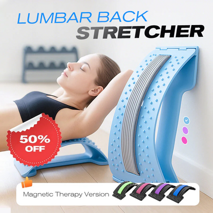 🏆🌸Limited-time Special Price:£7.99!!!⏰Magnetic Therapy Acupuncture Massage Lumbar Stretcher