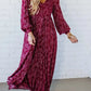 🌺 50% OFF NOW! ✨ Women’s Floral Rayon Smocked-Waist Lined Maxi Dress – Flattering Fit, Lightweight Fabric & Elegant Boho Style 💃