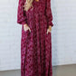 🌺 50% OFF NOW! ✨ Women’s Floral Rayon Smocked-Waist Lined Maxi Dress – Flattering Fit, Lightweight Fabric & Elegant Boho Style 💃