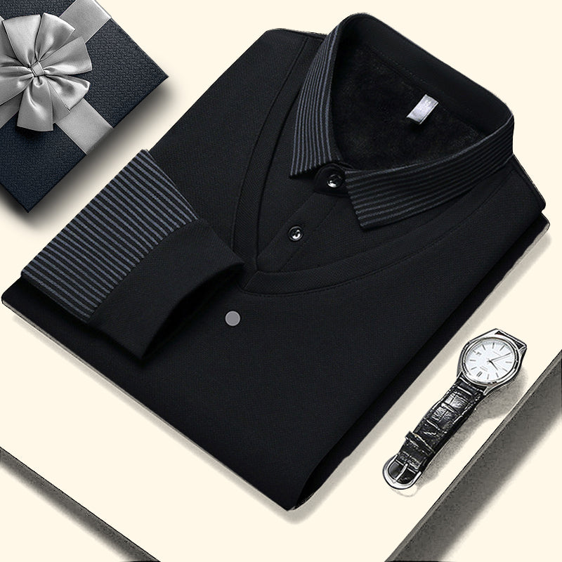 🎁 Hot Sale 49% OFF 🔥Striped Lapel Fake Two-Piece Shirt