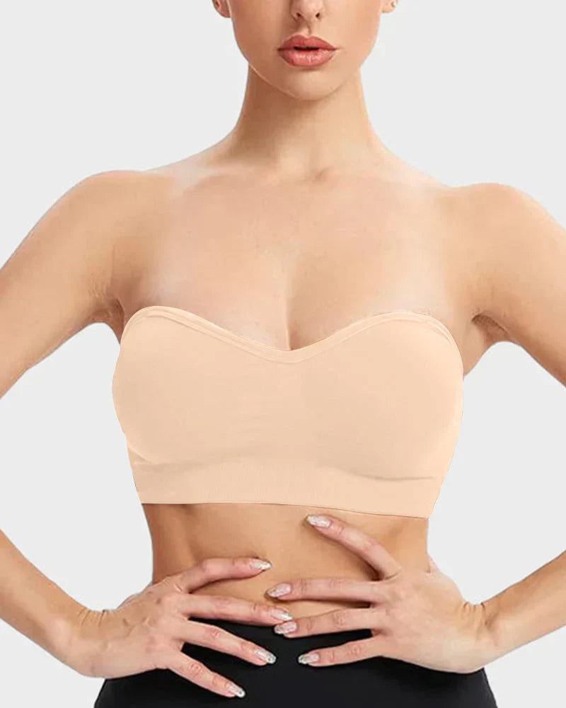 2026 New🔥BUY 1 GET 1 FREE🔥Non-Slip Bandeau Seamless Wireless Strapless Bra