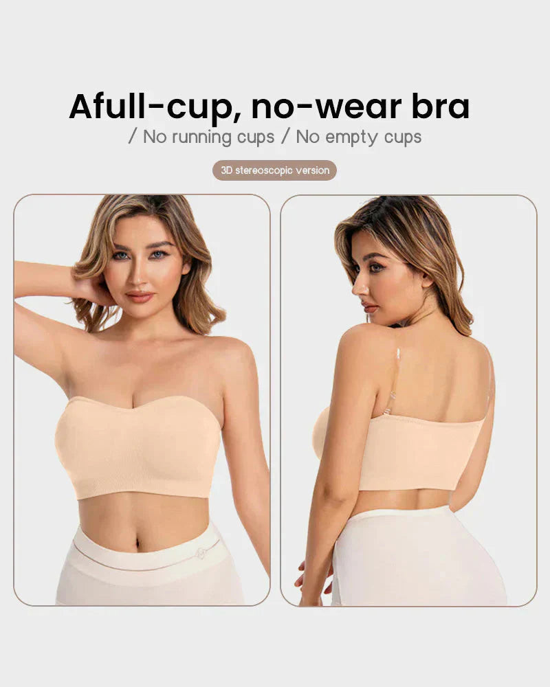 2026 New🔥BUY 1 GET 1 FREE🔥Non-Slip Bandeau Seamless Wireless Strapless Bra
