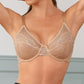 ⏳Brand Weekly Promotion 56% OFF!🖤Women's Mermaid Scales Lace Minimiser Bra Full Cup Wide Side Bands Adjustable Straps