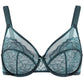 ⏳Brand Weekly Promotion 56% OFF!🖤Women's Mermaid Scales Lace Minimiser Bra Full Cup Wide Side Bands Adjustable Straps