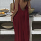 💃LAST DAY SAEL 50% OFF!!✨Women's Solid Color Backless Cami Dress💕