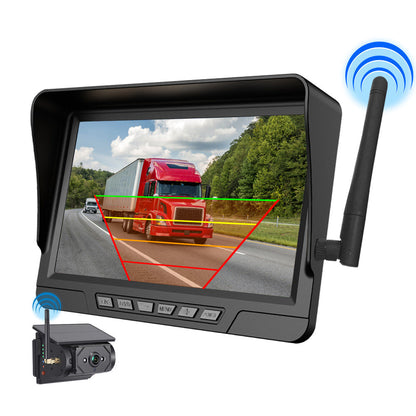 🥳 49% OFF! 7″ Wireless Backup Camera System – Stable 2.4G signal, 12V‑24V. Perfect for trucks & RVs. 🛡️✨