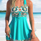 💃Final Hours Flash Sale ￡13.99!!✨Strap Top & Fitted Swim Shorts Separable Swimsuit 