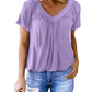 ⏳ Limited Time 50% Off!💐Women's Casual V Neck Basic T-shirt