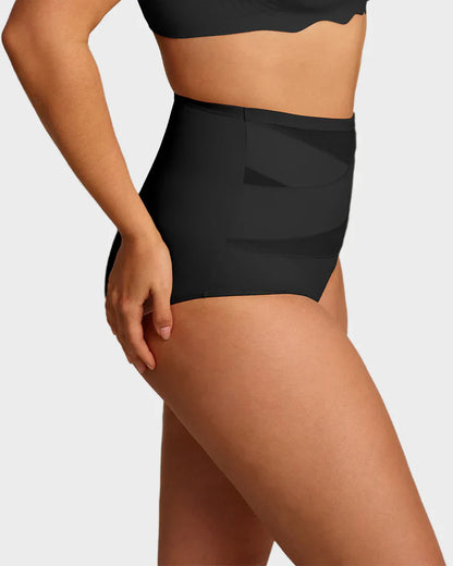 Limited sale 70% OFF🌸Last Day-Buy 1 Get 3 Packs✨Plus-Size High-Waist Cross Tummy Control Panties