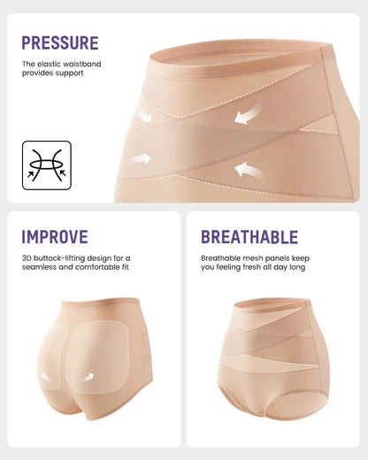 Limited sale 70% OFF🌸Last Day-Buy 1 Get 3 Packs✨Plus-Size High-Waist Cross Tummy Control Panties