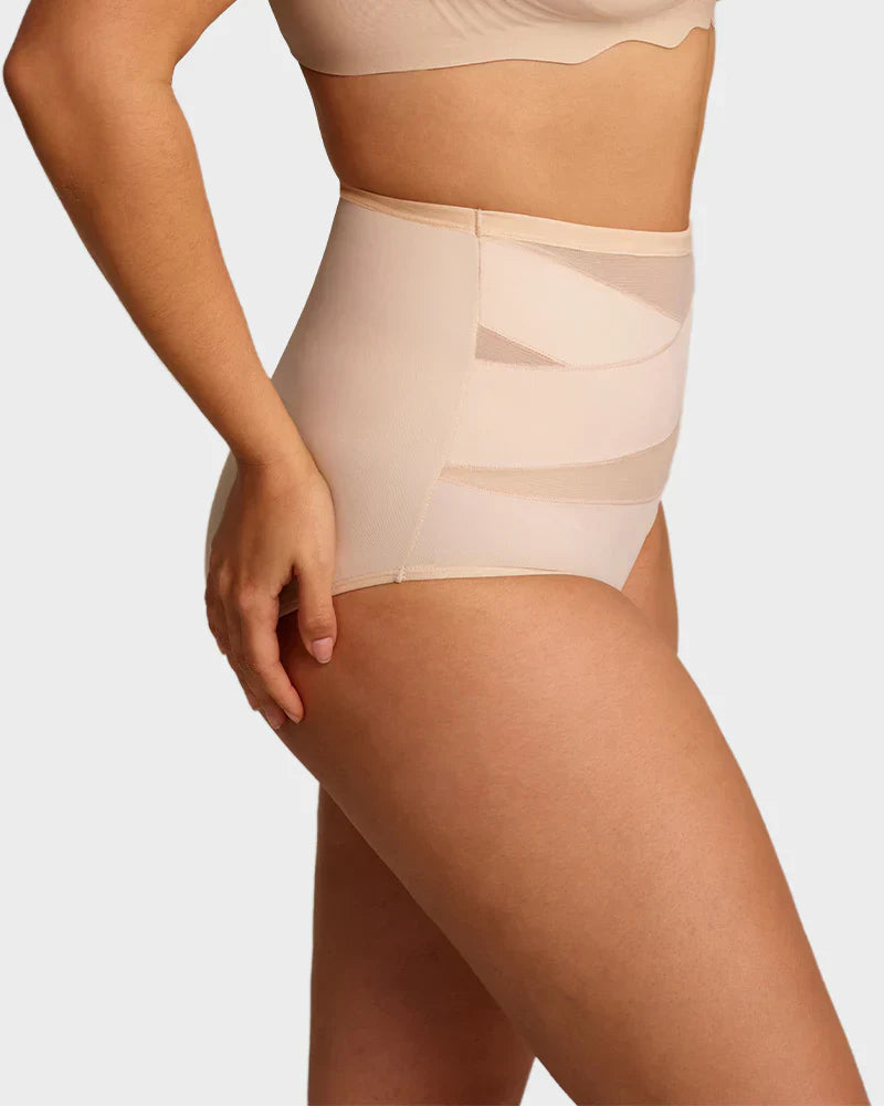 Limited sale 70% OFF🌸Last Day-Buy 1 Get 3 Packs✨Plus-Size High-Waist Cross Tummy Control Panties