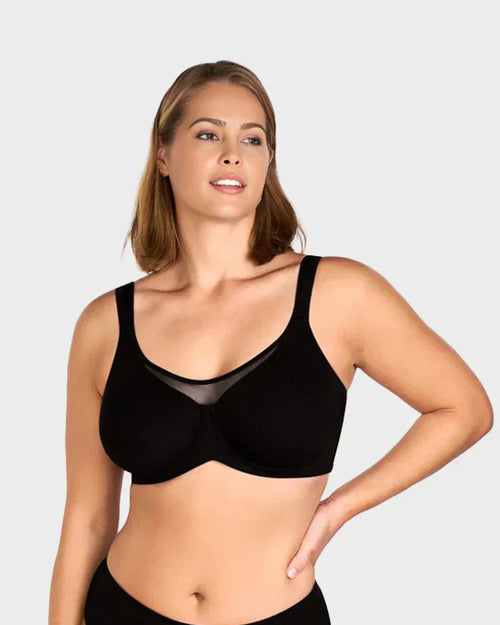 ⏳Last Day Special Price £8.88💐Women's Elegant Sheer Full Coverage Plus Size Bra