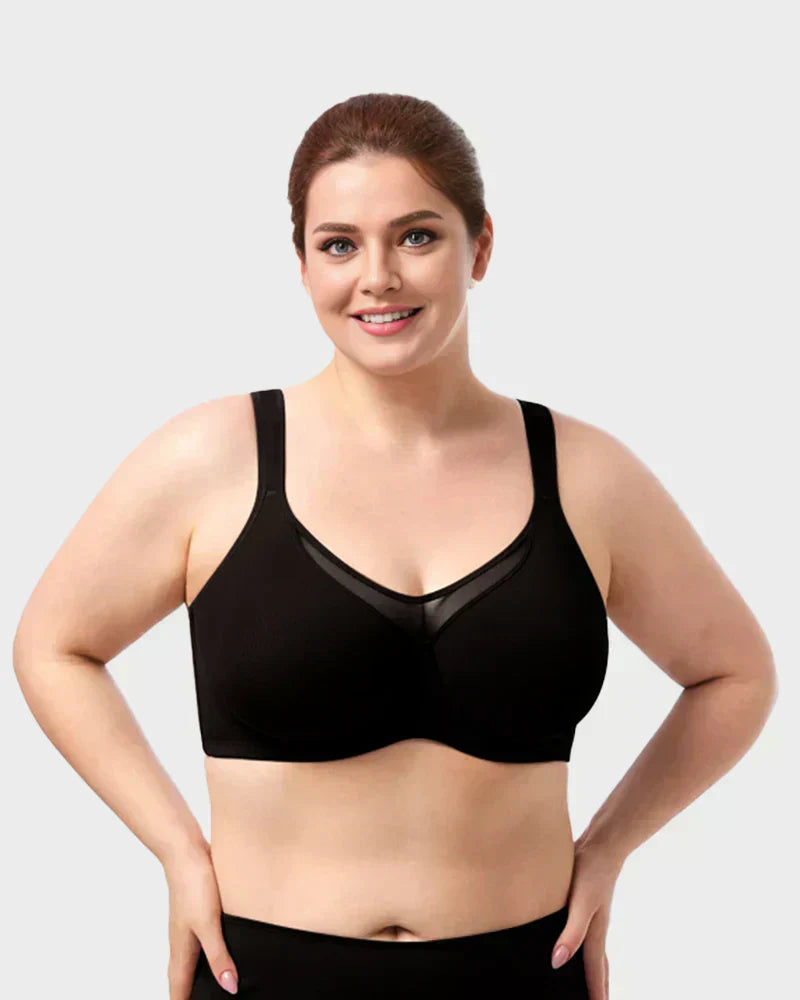 ⏳Last Day Special Price £8.88💐Women's Elegant Sheer Full Coverage Plus Size Bra