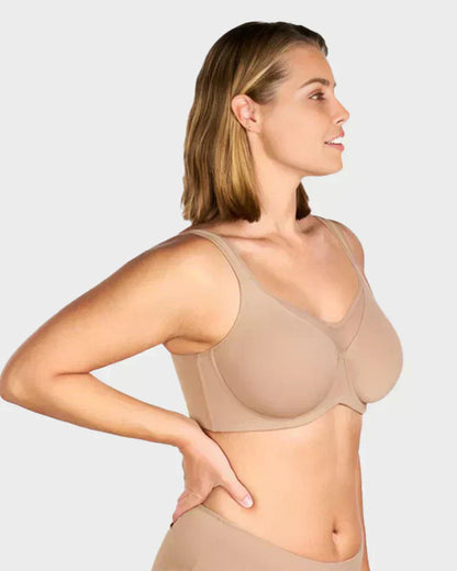 ⏳Last Day Special Price £8.88💐Women's Elegant Sheer Full Coverage Plus Size Bra