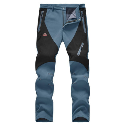 🏆LAST DAY SALE 50% OFF!!🔥Men's Waterproof Winter Trousers with Fleece Lining Cargo Pants