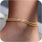 Buy 1 get 1 free🥰Dainty Layered Waterproof Anklet For your lover