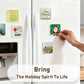 🎁 49% OFF🔥Buy 3 Get 1 Free🎁✂10 Pack Clear Acrylic DIY Fridge Magnet Set with Adhesive Backing – Square Magnetic Photo Frames with Stunning 3D Effect 💕