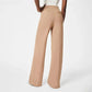 👖Three Lengths Available🍂High Stretch Tummy Control Button Wide Leg Trousers