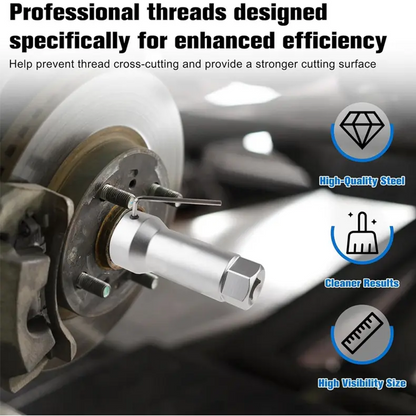 🎉 2026 Sale — Over 27400 Sold! 🔧8Pcs Automotive Thread Repair Tool Set｜Hardened Steel Damaged Screw Bolt Restorer ✨