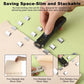 📎 2-Pack Portable Binder Clip Stapler + 100 Clips – Non-Destructive Paper Clamp Dispenser for Office, Home & School 🏫✏️