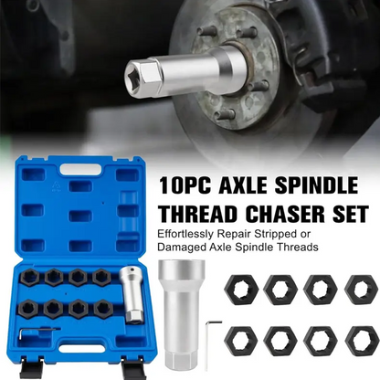 🎉 2026 Sale — Over 27400 Sold! 🔧8Pcs Automotive Thread Repair Tool Set｜Hardened Steel Damaged Screw Bolt Restorer ✨