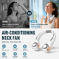 💨2026 Summer Hot Sale 55% OFF💞🍃 USB Portable Bladeless Neck Fan –😎Ultra‑quiet, 360° rotating, 3 speeds🌬️