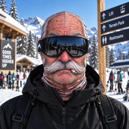 🌟✨ Last Day 50% OFF-😂 Funny Old Man Ski Mask