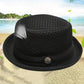 Summer Breathable Mesh Pork Pie Hat