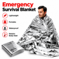 ⏰BUY 2 GET 1 FREE（3PCS）🚨 Emergency outdoor Survival Blanket – Compact Silver Thermal Shelter for Emergency Kits