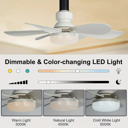 ⏳Limited-time Special Price:£ 15.99!!🔥SmartBreez™ 40W LED Ceiling Fan Light – 20.5” Ultra-Quiet with Remote 🎯 | E27 + FREE B22 Adapter 🔌 | For Bedroom 😴, Kitchen 👩‍🍳 & Garage 🛠️ – UK Ready! 🇬🇧