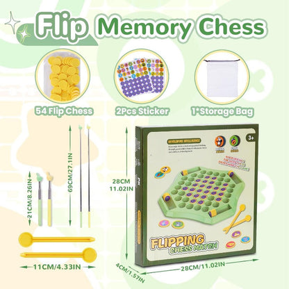 🎁LAST DAY PROMOTION 50% OFF!!⏰Flip-Match Board Game for Kids – DIY Flip Chess Board for Kids