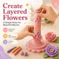 ⏳ Last Day 50% OFF – 🌸 Beginner-Friendly Clay Bloom Maker Set | Reusable 3D-Printed Flower Shaping Tool with Interchangeable Sleeves & 24-Color Modeling Clay Included ✨