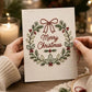 🌲 🪡 Christmas Hand Embroidery Card DIY Kit | Stitch Your Way Into the Christmas Spirit ✨ 🎁