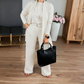 🎄 Christmas Spectacular: 70% Off 🎄 Grab the Elegant Longline Cardigan 3-Piece Set Now