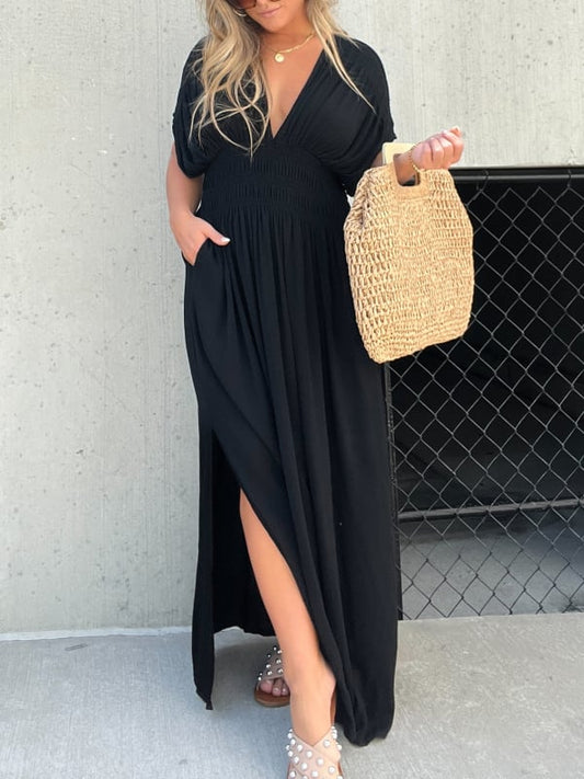Hot Sale 50% OFF💗New fashion Slit effortless long dress