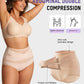 💖Hot Sale-Buy 1 Get 3 Packs💖Plus-Size High-Waist Cross Tummy Control Panties