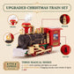 🚂Xmas Sale - 50% OFF🎅 Christmas Tree Train Set – Light-Up Festive Train with Santa & Magical Steam Effects