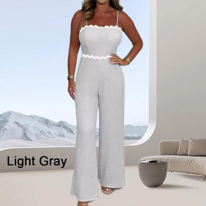 💕50% OFF! Elegant Women's Suspender Jumpsuit👗With Chest Pads