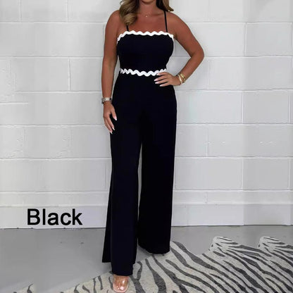 💕Limited Sale 65% OFF💕Women’s Elegant Sling Jumpsuit with Built-in Support