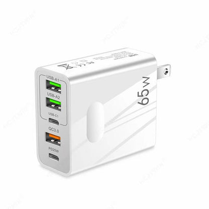🔥New Hot Selling❤️‍🔥 [Practical Gift] 65W Multiple-Ports Fast Charger