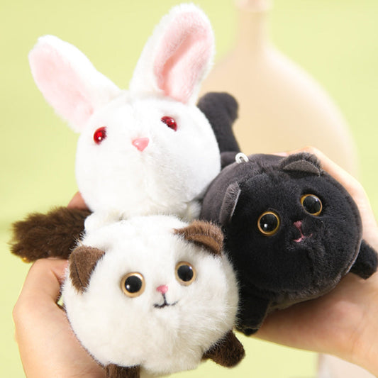 Wagging Tail Kitty Plush Doll Pendant