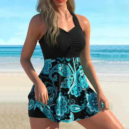 🔥LAST DAY SALE -49% OFF⚡👙Strap Top & Fitted Swim Shorts Separable Swimsuit 