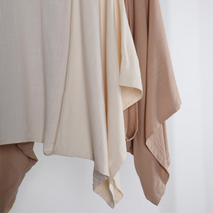 Hot sale 60%OFF💥Women's 3/4 Sleeve Front-Open Loose Shawl
