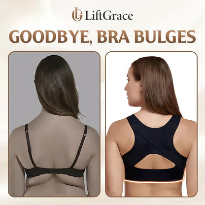 💖Front Closure Cross-Back Wireless Posture Bra✨