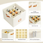 👟 Fabric Shoe Organizer Storage Box – Foldable, Large Capacity, Dustproof & Breathable for Closet & Bedroom 🧺✨-UK